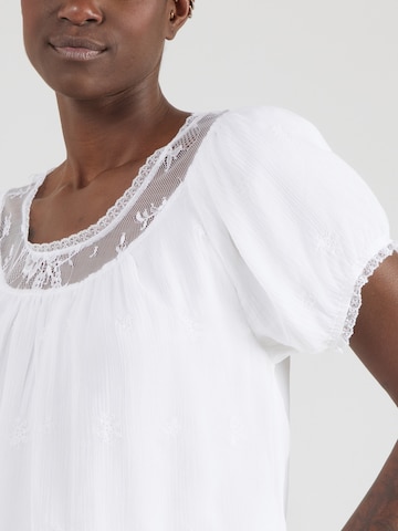 Camicia da donna 'ECLECTIC CAMI BAR' di Abercrombie & Fitch in bianco