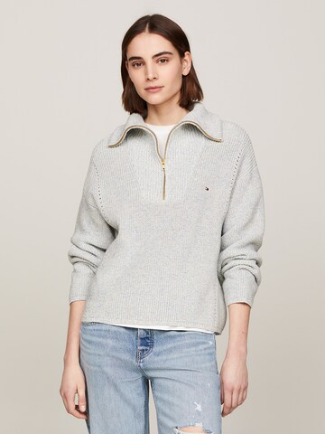 TOMMY HILFIGER Pullover in Grau: predná strana