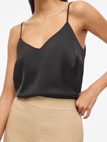 VILA - Top 'VIEnna Ravenna' en negro