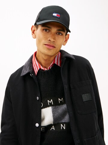 Tommy Jeans Cap 'HERITAGE' in Schwarz