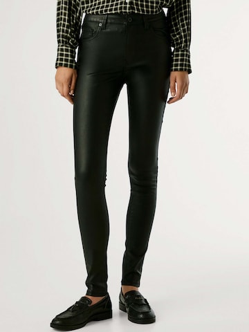 Coupe slim Jean 'Regent' Pepe Jeans en noir : devant