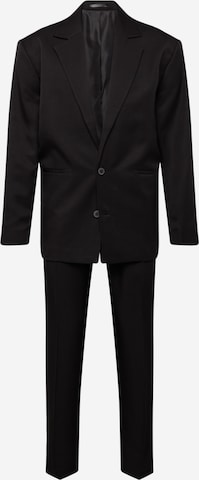 JACK & JONES Loosefit Kostym 'CARTER' i svart: framsida