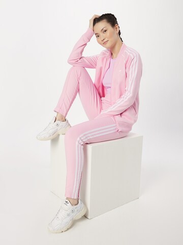 ADIDAS ORIGINALS Sweat jacket 'Adicolor Classics Sst' in Pink