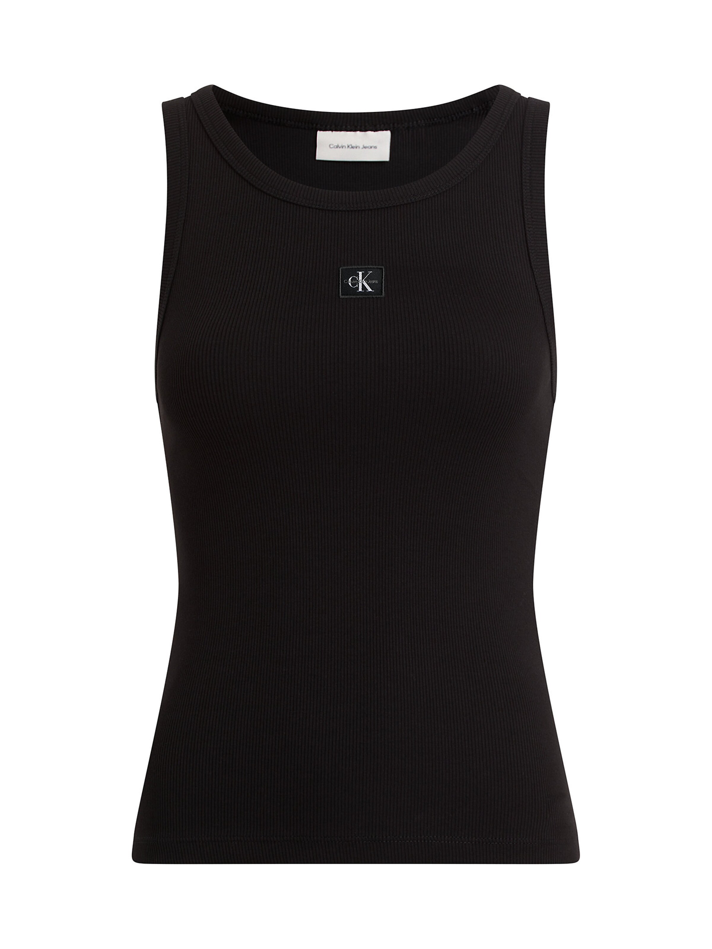 Calvin Klein Jeans Top - Čierna: predná strana