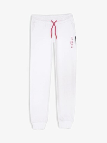 John Richmond Tapered Pants 'Deb' in White: front