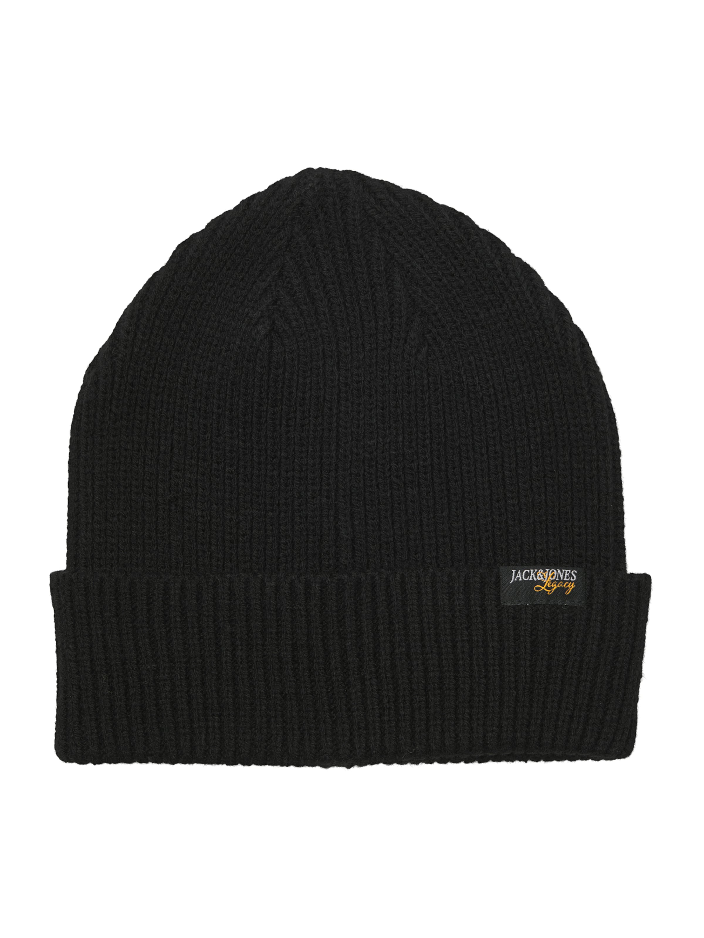 JACK & JONES Sapka 'JACJADE' - fekete: elől