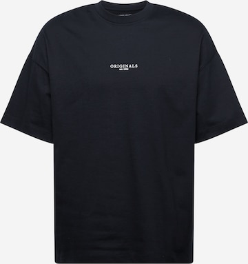 JACK & JONES T-shirt 'SANTORINI' i svart: framsida