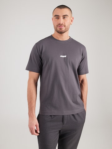 JACK & JONES Тениска 'JCOCLUB PHOTO' в сиво