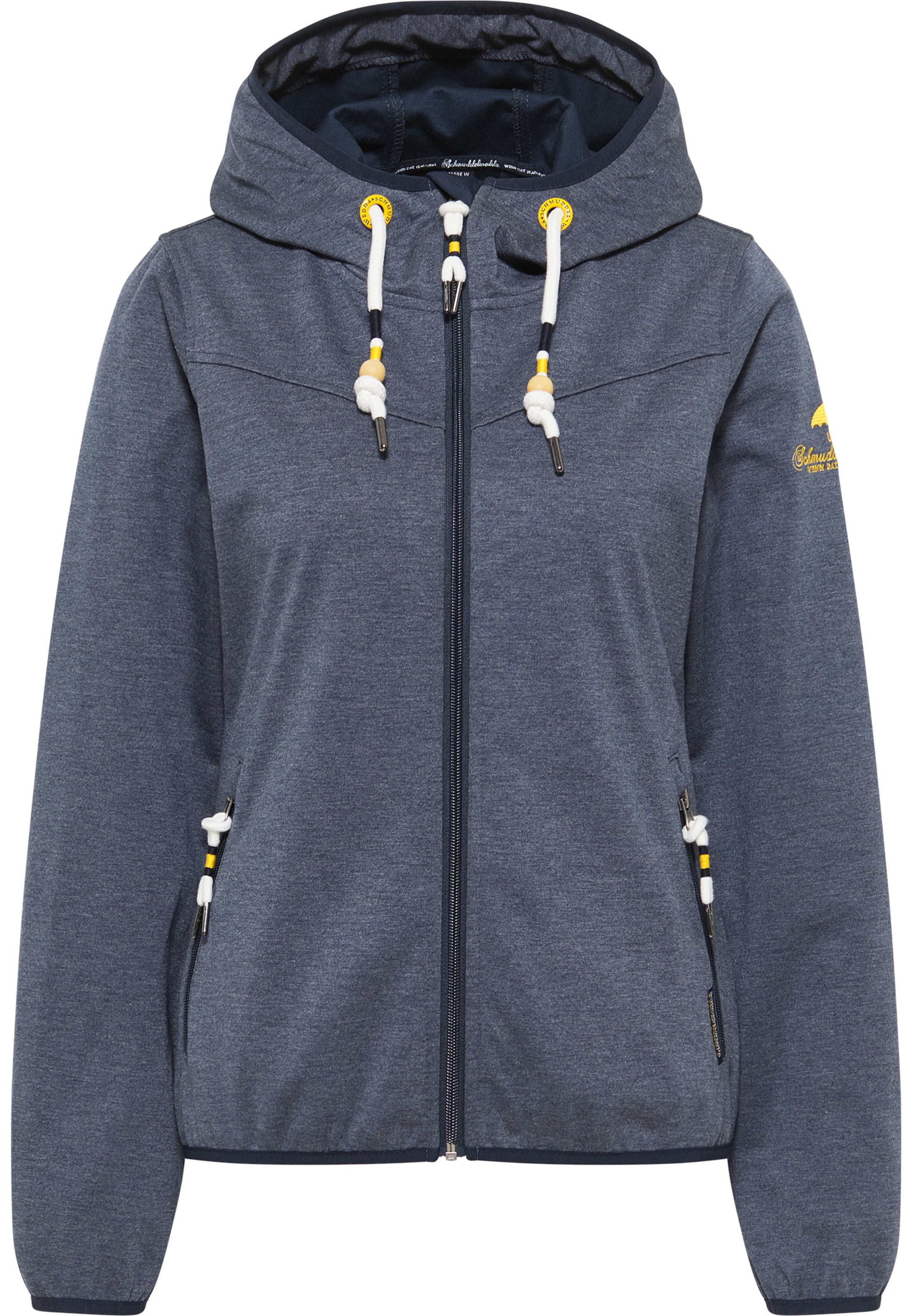 Schmuddelwedda - Chaqueta funcional en azul: frente