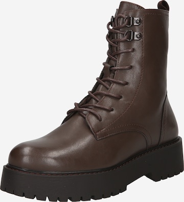 Hailys Lace-Up Ankle Boots 'Stella' in Brown: front