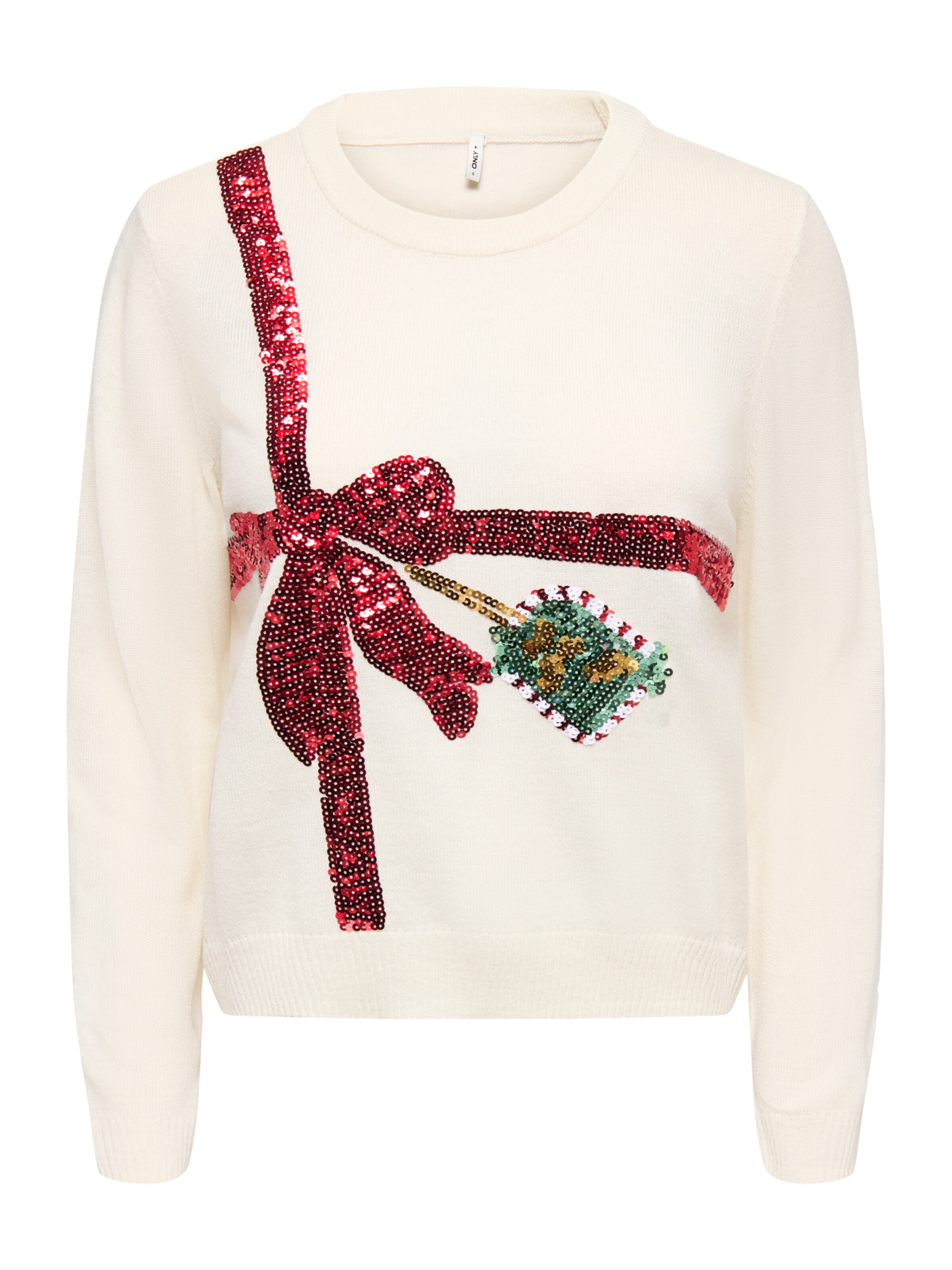 ONLY Sweater 'ONLXmas' in White: front