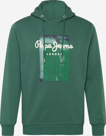 Pepe Jeans Sweatshirt 'PIERCE' i grøn: forside