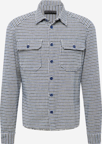 DRYKORN Button Up Shirt in Blue: front