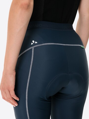 VAUDE Skinny Sporthose 'Advanced' in Blau