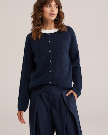 mėlyna WE Fashion Kardiganas: priekis