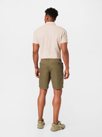 HOLLISTER Regularen Chino hlače | zelena barva