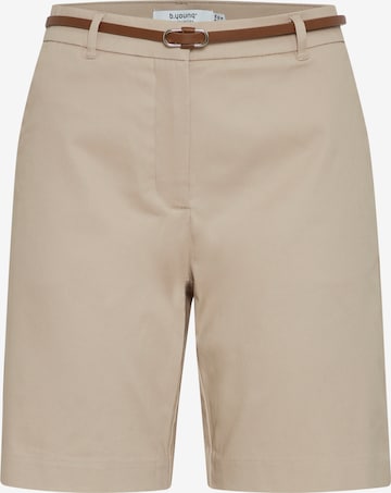 b.young Broek 'BYDAYS' in Beige: voorkant