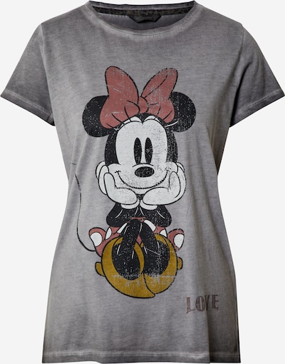 PRINCESS GOES HOLLYWOOD Majica 'Disney Minnie' u siva / tamno crvena / crna / bijela, Pregled proizvoda