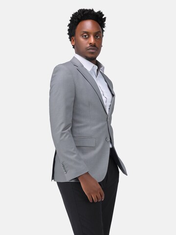 YOUTHUP Slim fit Suit Jacket 'Duplo' in Grey