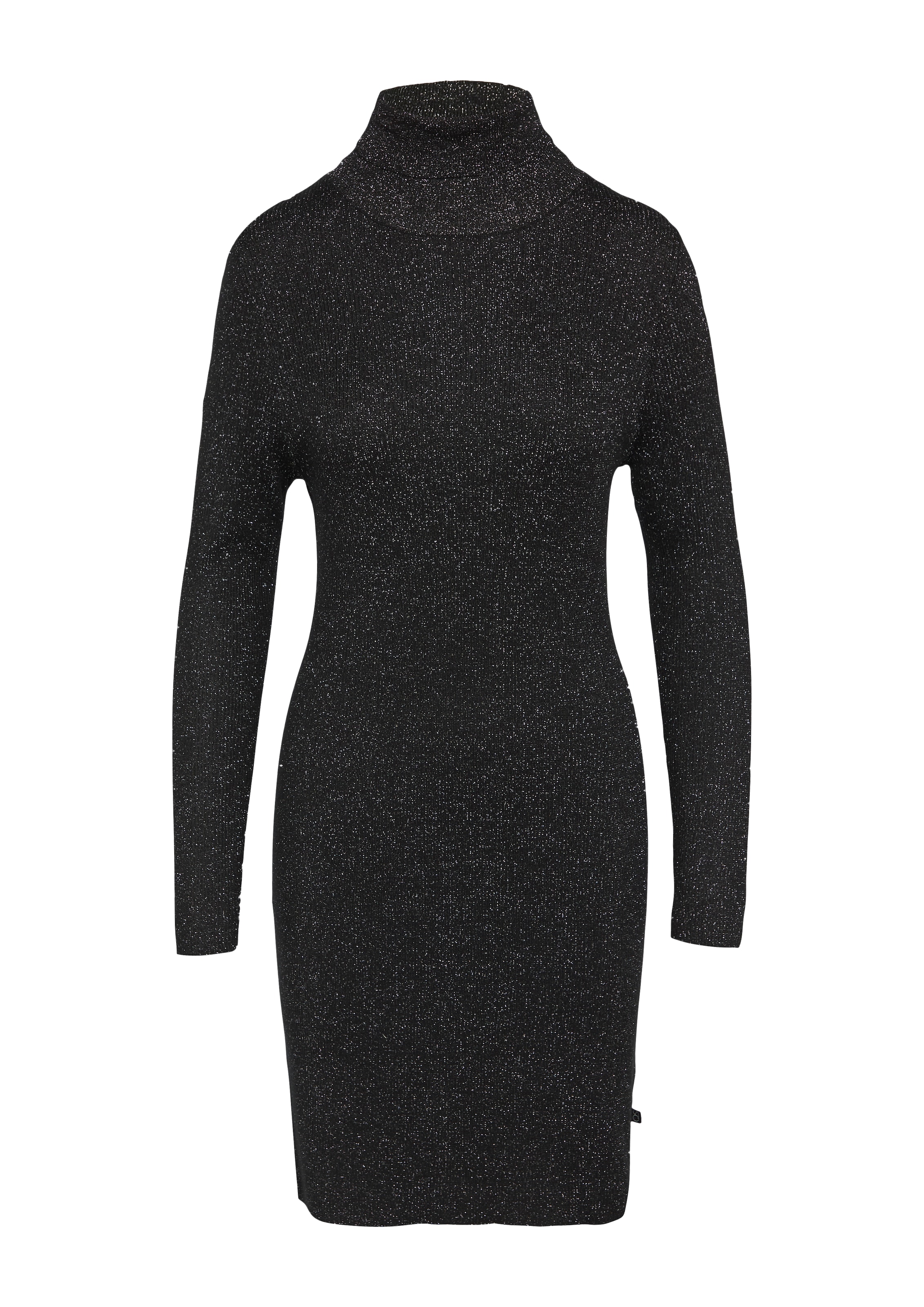 QS Kleid in Schwarz: Vorderseite