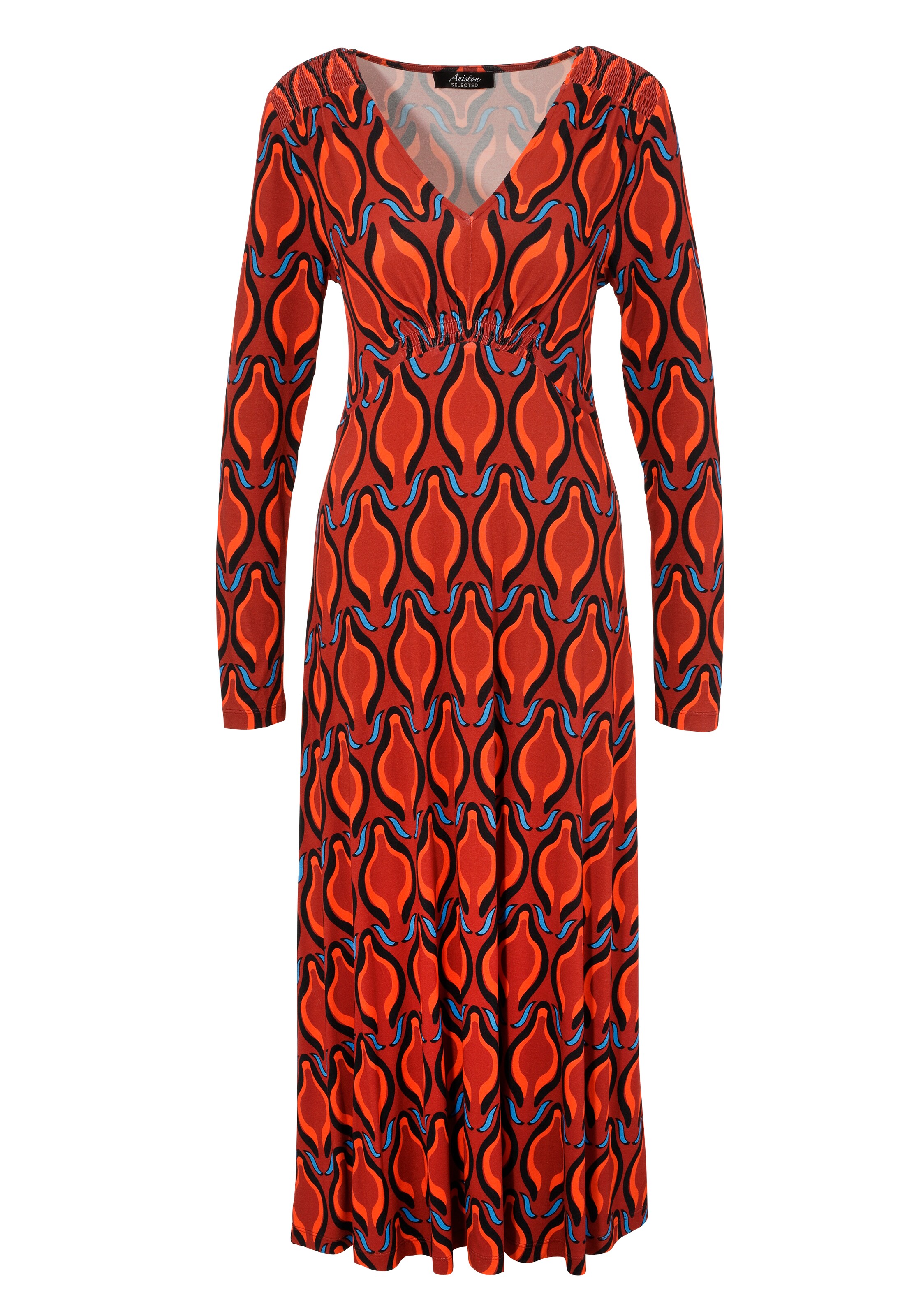 Aniston SELECTED Kleid in Orange: Vorderseite