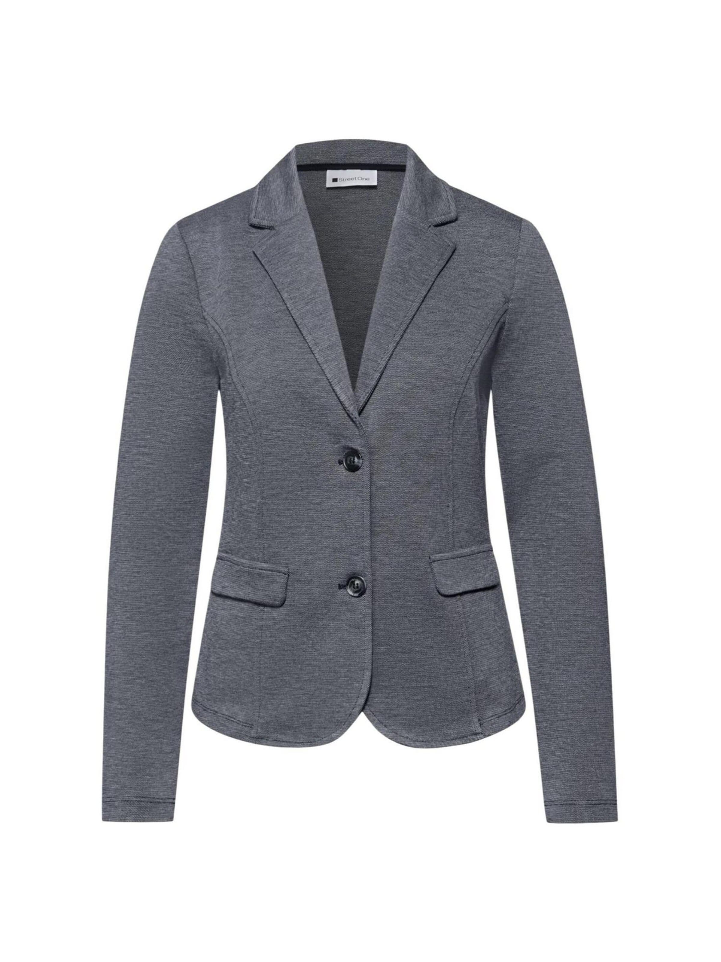 Blazer 'QR Basic Blazer 212949' di STREET ONE in blu: frontale