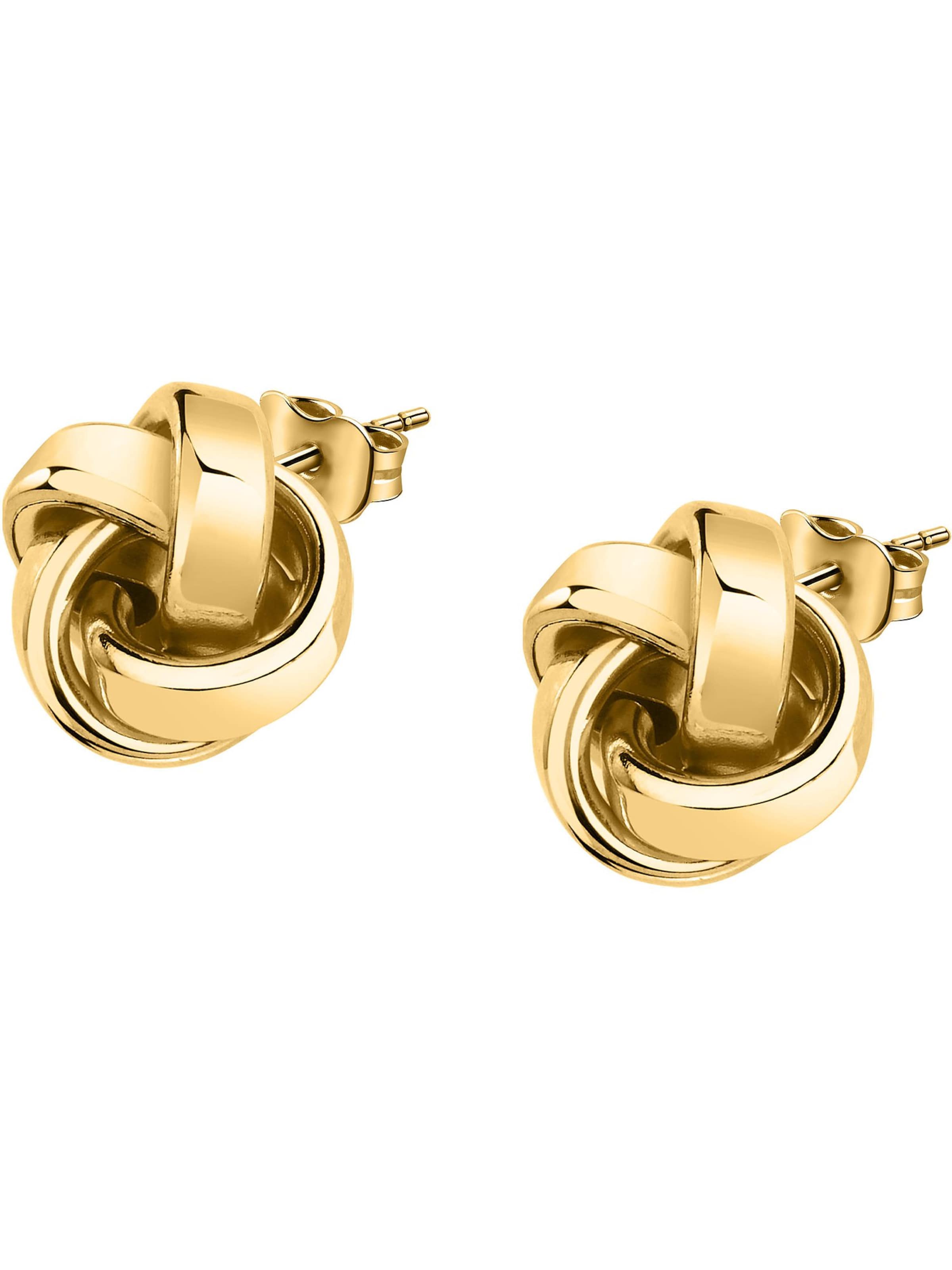 CHRIST Earrings in Gold: front