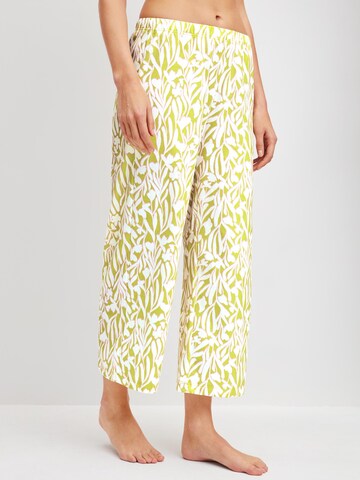 CALIDA Pajama pants 'Late Bloom M&M' in Green