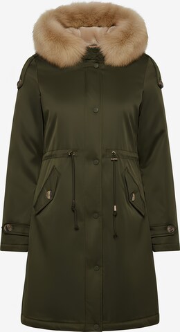 Parka invernale 'Overland Parka N701' di Artika Icewear in verde: frontale