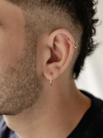 Hey Happiness Oorbel 'Slim Hoop' in Goud