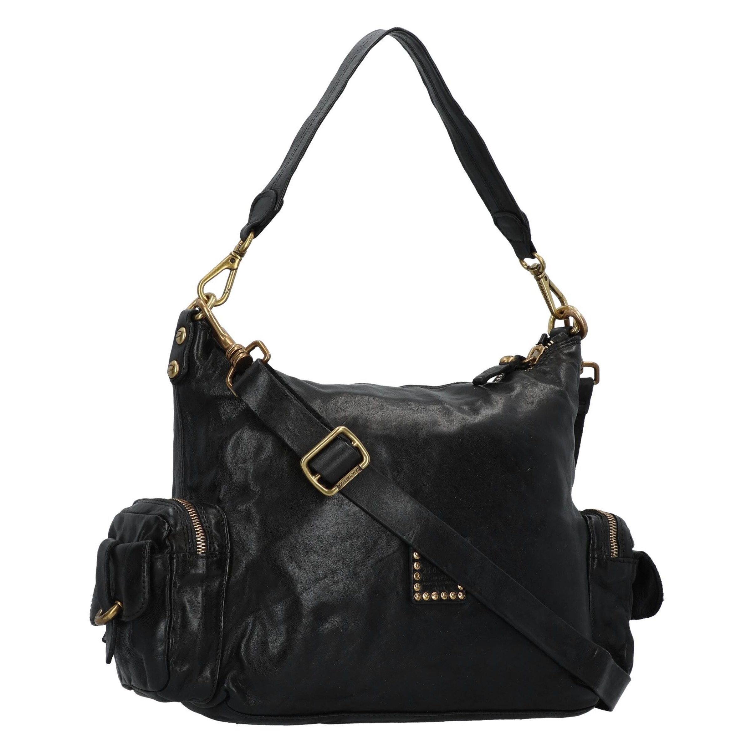 Campomaggi Shoulder Bag 'Elda' in Black