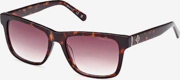 Lunettes de soleil GANT en marron : devant