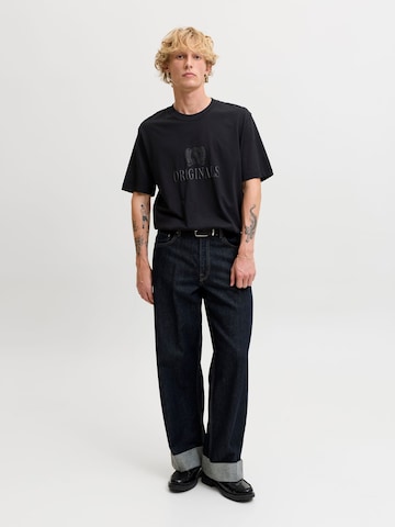 Maglietta 'JORFREDERIKSBERG' di JACK & JONES in nero