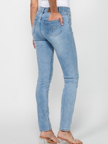 KOROSHI Skinny Jeans in Blau