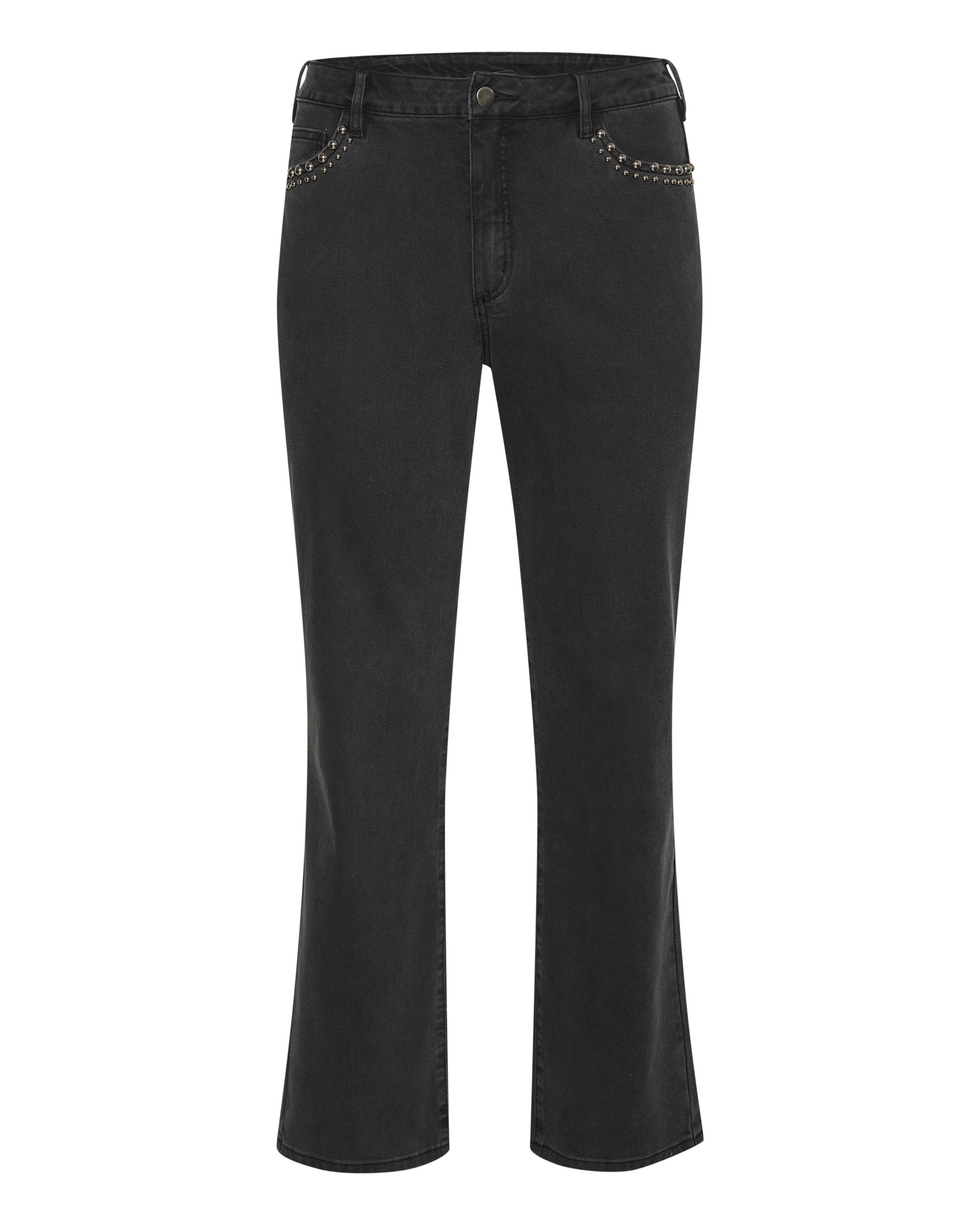 Regular Jean 'Loula' KAFFE CURVE en noir : devant