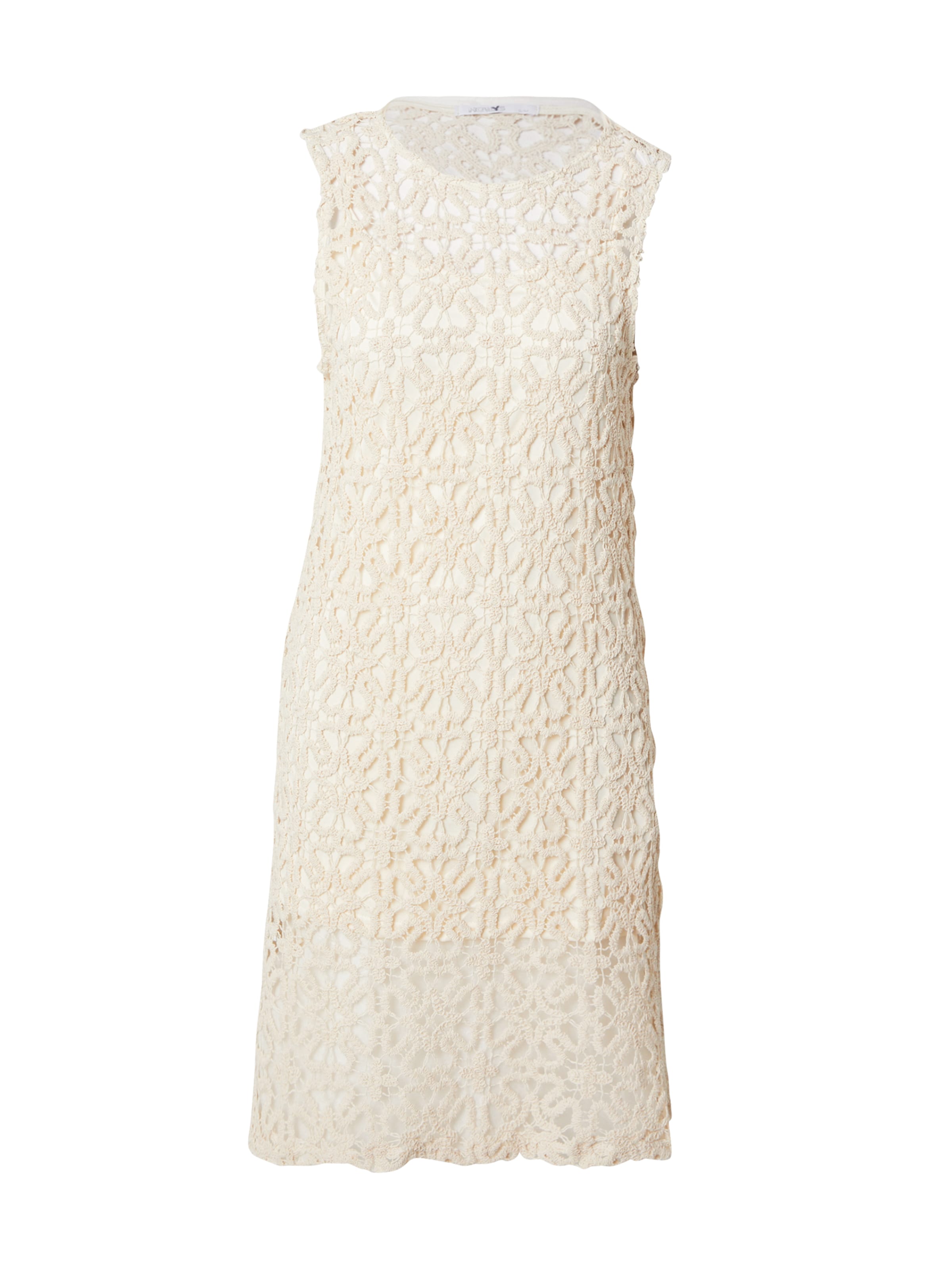 Hailys Úpletové šaty 'Ju44na' – béžová: přední strana