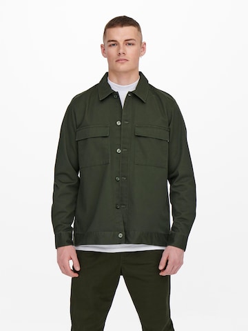 Only & Sons Jacke 'Toby' in Grün: predná strana