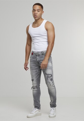 Slimfit Jeans 'Victor' di 2Y Premium in grigio