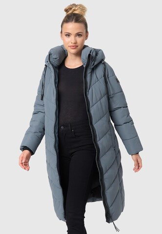 NAVAHOO Winter Coat 'Sahnekatzii XIV' in Blue