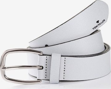 TOM TAILOR Belt 'ANGELINA' in White: front