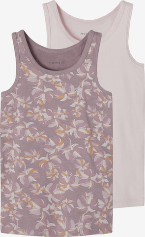 NAME IT Undershirt in Purple: front