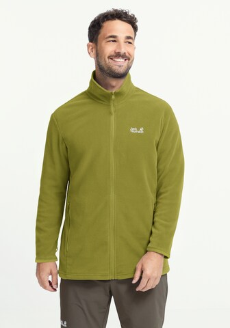 JACK WOLFSKIN Funktionsfleecejacke in Grün: Vorderseite