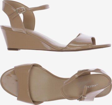 Lands‘ End Sandalen 39 in Beige: predná strana