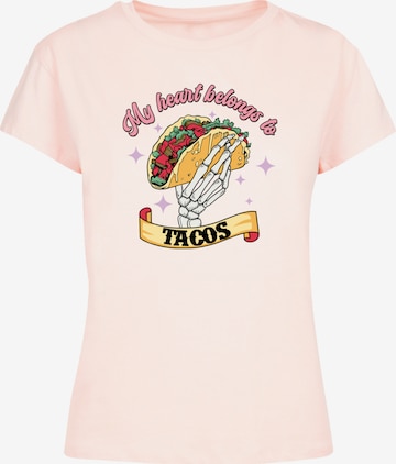 F4NT4STIC Shirt in Roze: voorkant