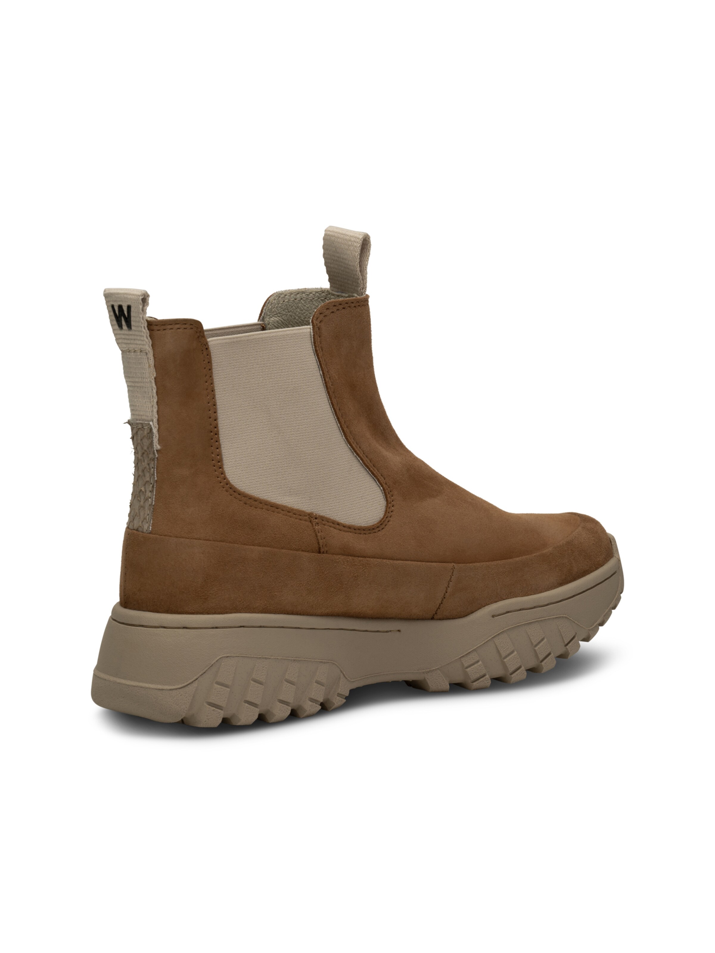 WODEN Chelsea Boots i brun