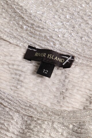 River Island Top & Shirt in M in Silver