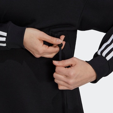 ADIDAS SPORTSWEAR Спортен суитшърт с качулка 'Essentials  3-Stripes ' в черно