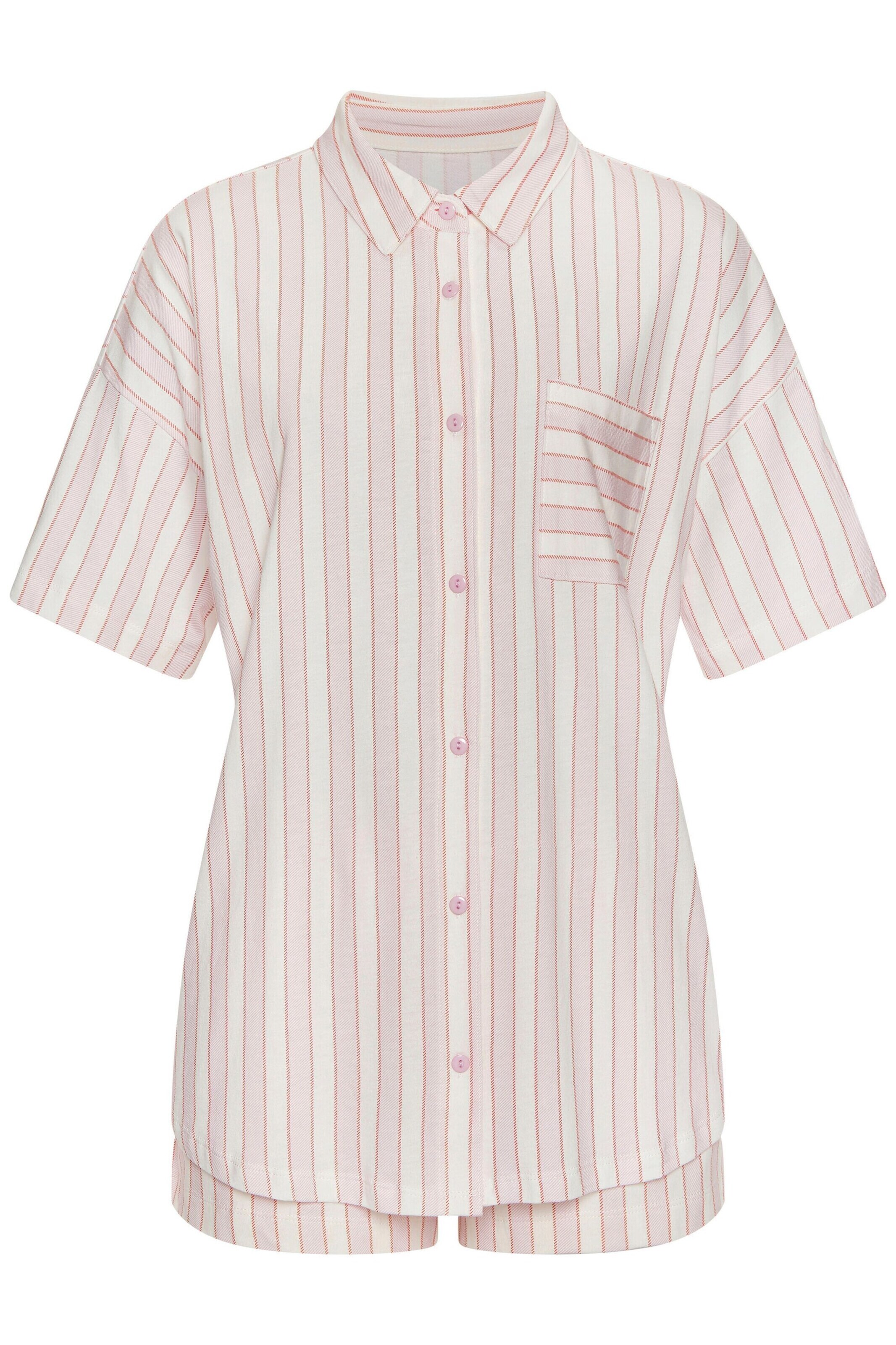 VIVANCE Short Pajama Set in Pink: front
