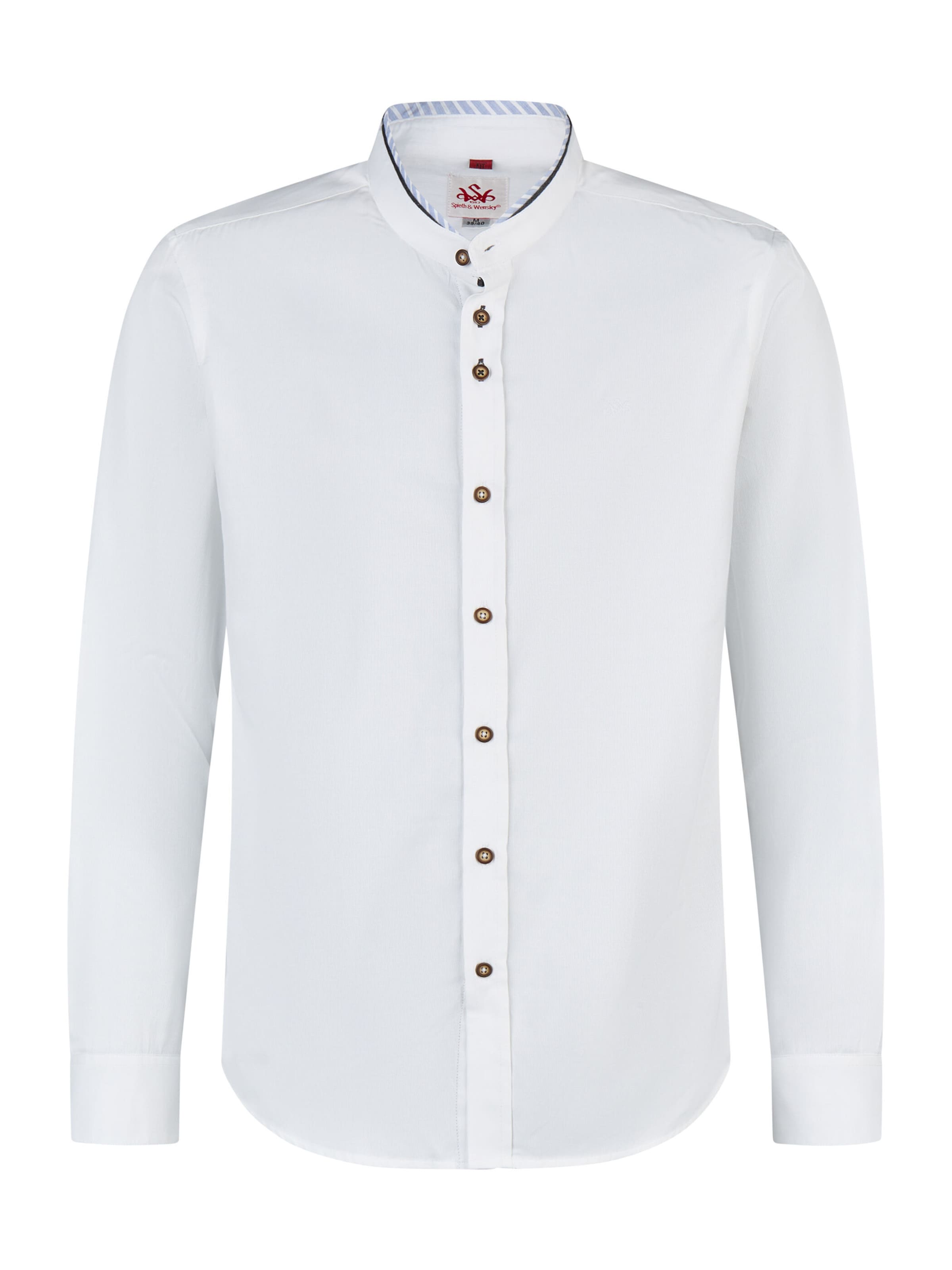 SPIETH & WENSKY Traditional button up shirt 'Kreuth' in 37-38 in Blue, Item view