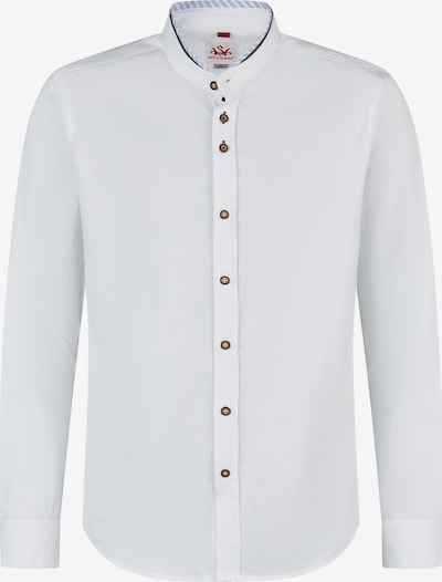 SPIETH & WENSKY Trachtenhemd 'Kreuth' in Slim Fit in 37-38 in blau, Produktansicht